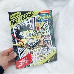 ✨ Free Gift with Purchase ✨ SpongeBob coloring sheets & stickers | Brand New